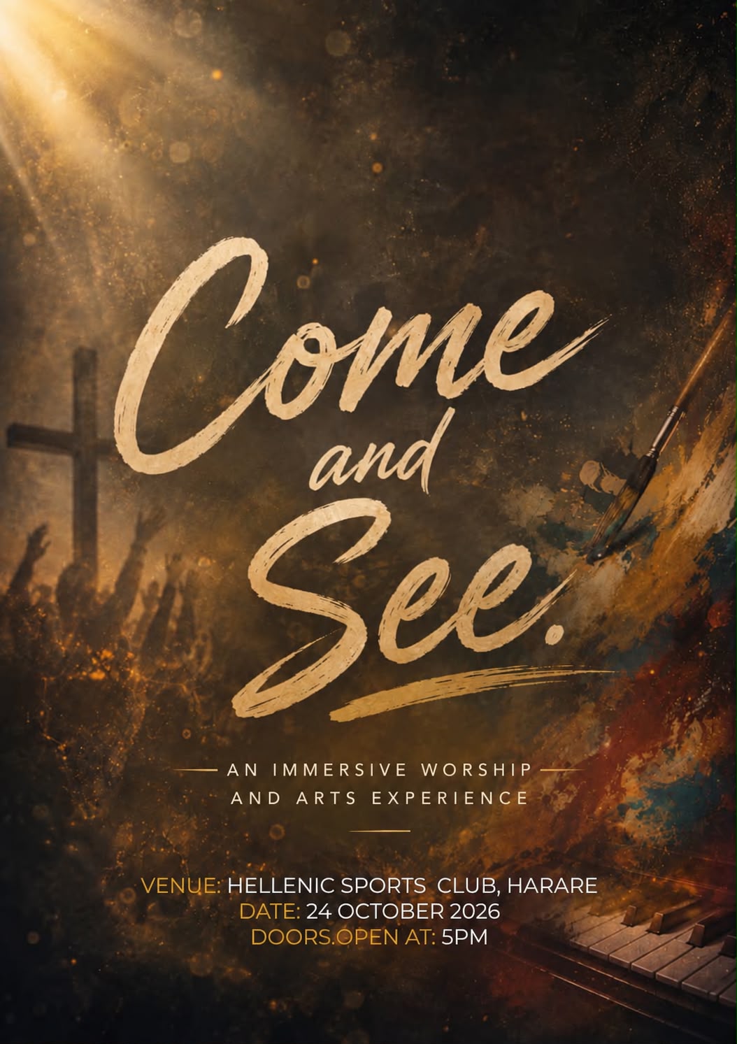 Come And See event poster